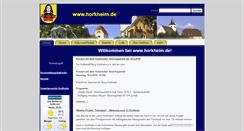 Desktop Screenshot of horkheim.de