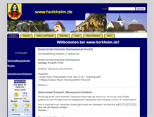 Tablet Screenshot of horkheim.de